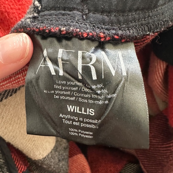 AFRM Willis Plaid Pants - Picture 5 of 6